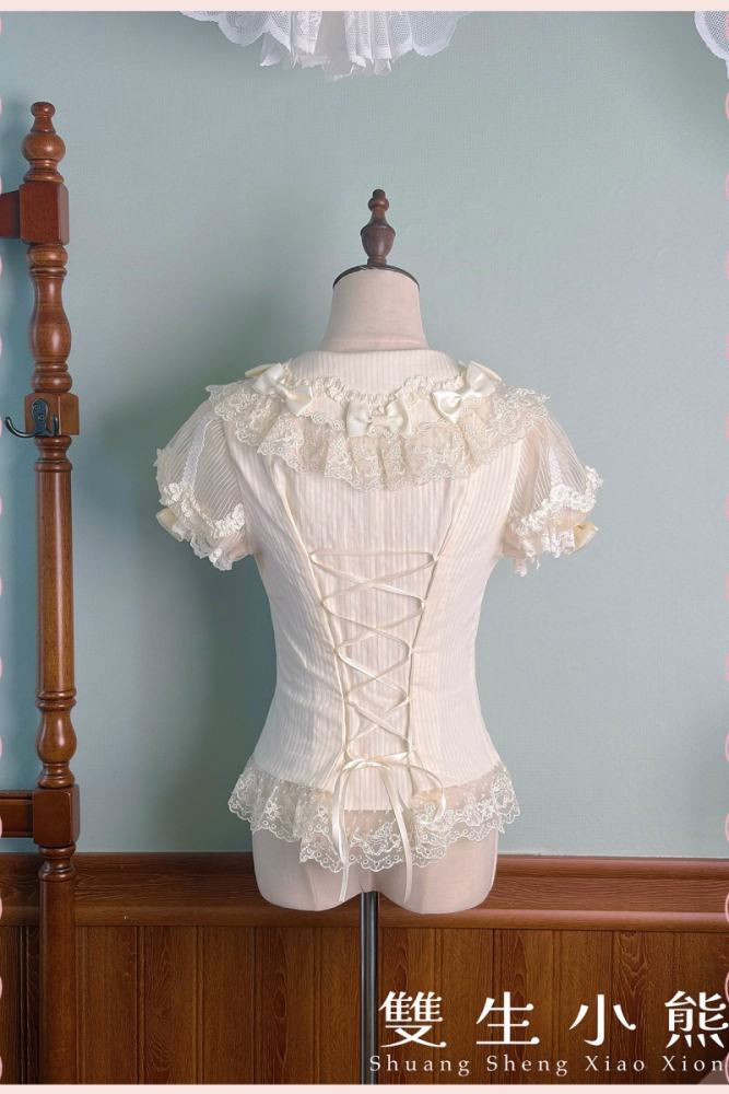 Alice Girl ~Strawberry Macaron~ Sweet Lolita Blouse
