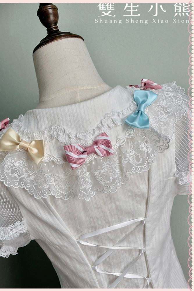 Alice Girl ~Strawberry Macaron~ Sweet Lolita Blouse