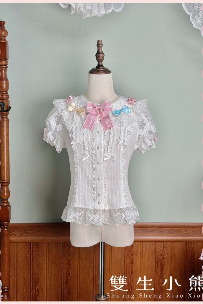 Alice Girl ~Strawberry Macaron~ Sweet Lolita Blouse