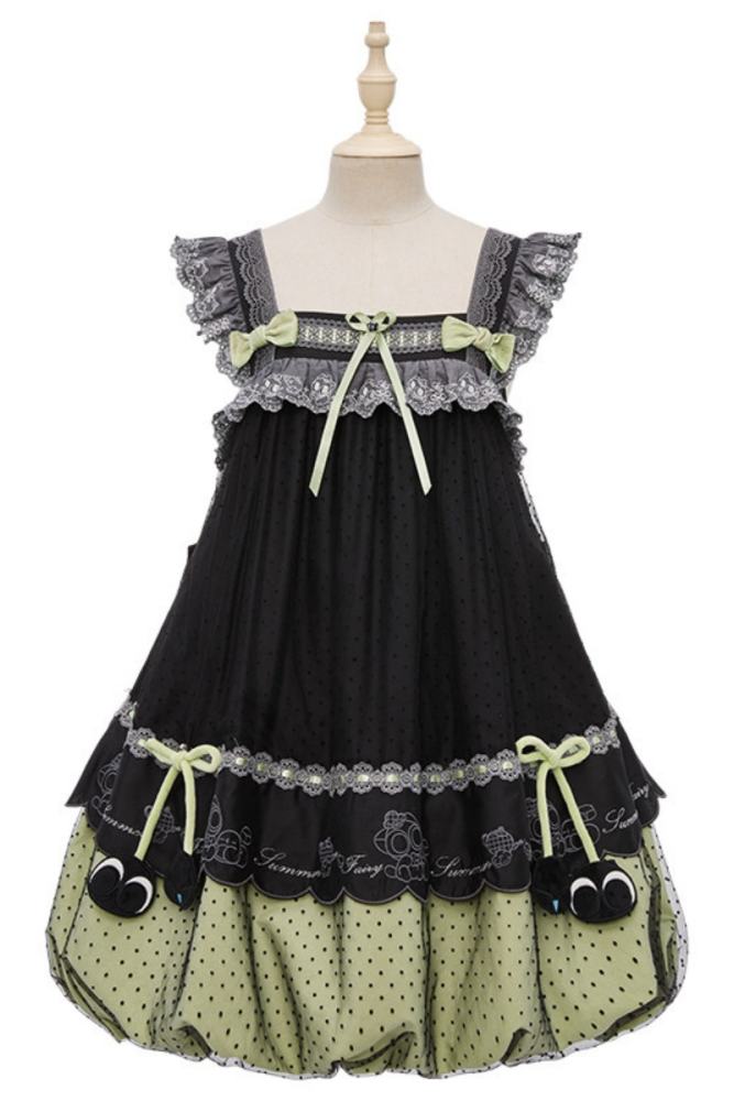 Summer Fairy and Luo Xiaohei Collaborated Lolita OP JSK and Cape