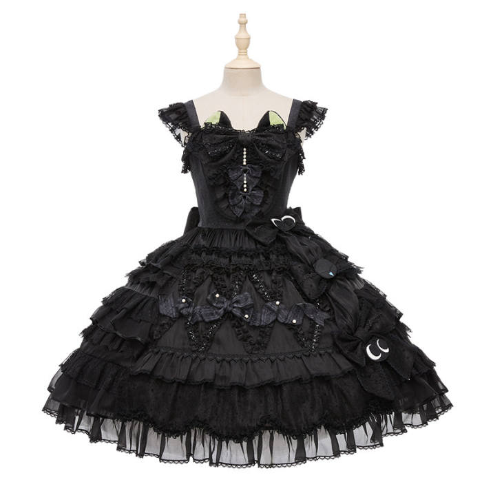 Summer Fairy and Luo Xiaohei Collaborated Lolita OP JSK and Cape