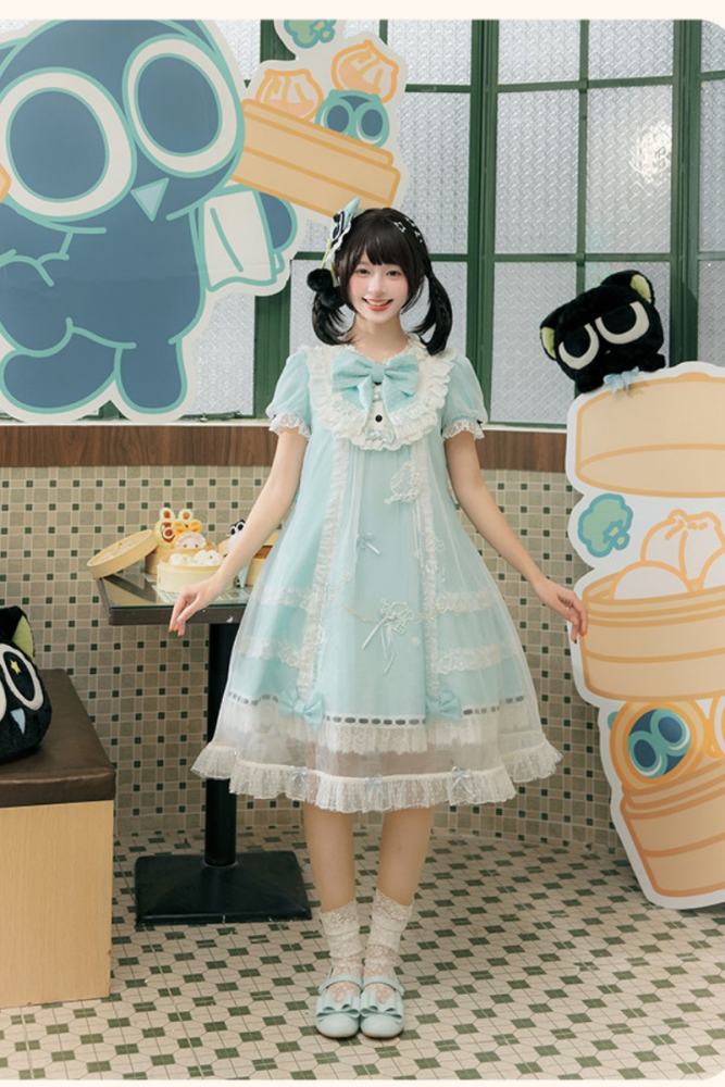 Summer Fairy and Luo Xiaohei Collaborated Lolita OP JSK and Cape