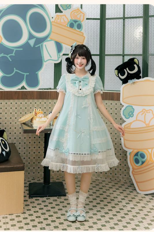 Summer Fairy and Luo Xiaohei Collaborated Lolita OP JSK and Cape