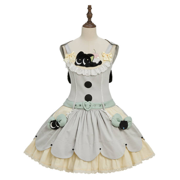 Summer Fairy and Luo Xiaohei Collaborated Lolita OP JSK and Cape