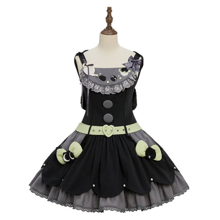 Summer Fairy and Luo Xiaohei Collaborated Lolita OP JSK and Cape