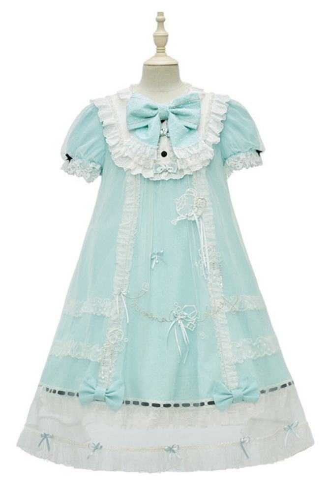 Summer Fairy and Luo Xiaohei Collaborated Lolita OP JSK and Cape