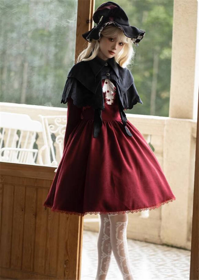 Withpuji Saint Prayer Gothic Removable Two Pieces Cape Set