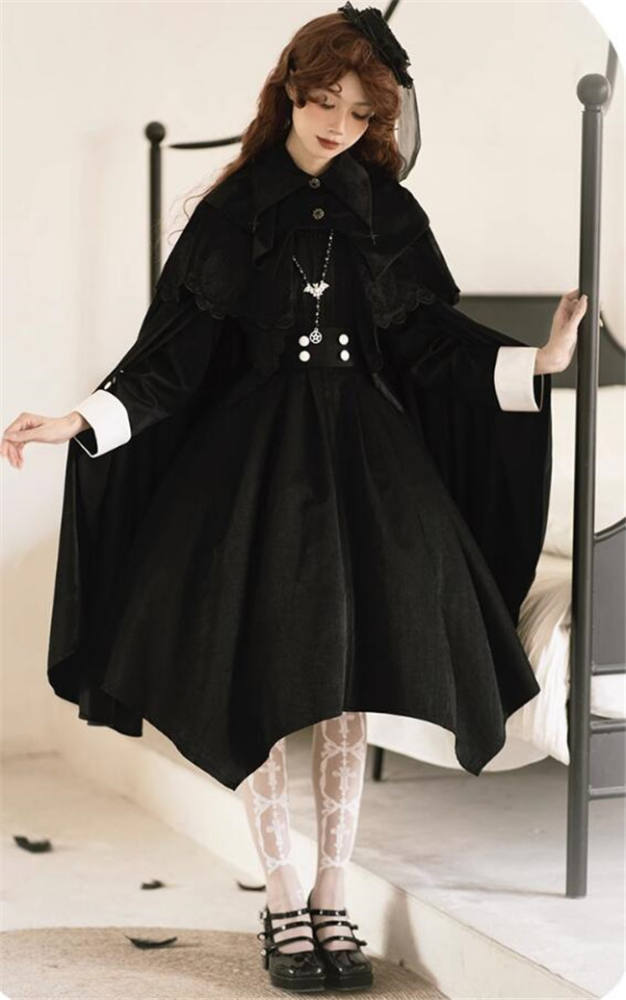 Withpuji Saint Prayer Gothic Removable Two Pieces Cape Set