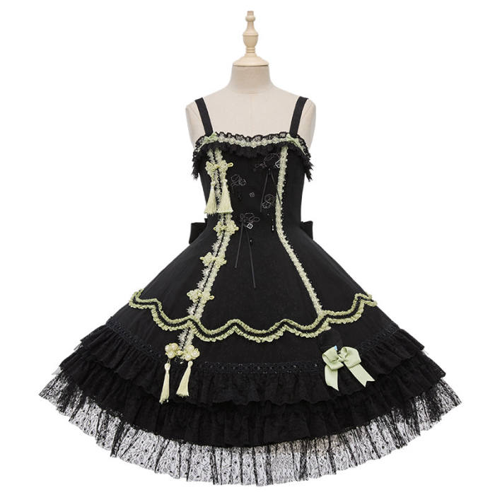 Summer Fairy and Luo Xiaohei Collaborated Lolita OP JSK and Cape