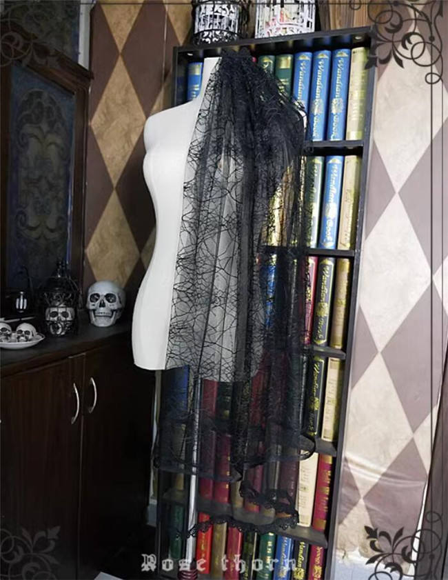 Rose Thorn Holy Cross Halloween Lolita Witch Hat