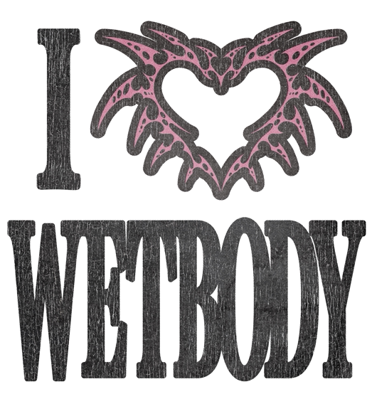 Wet Body Subculture Prints Jirai Kei Cotton T-shirt
