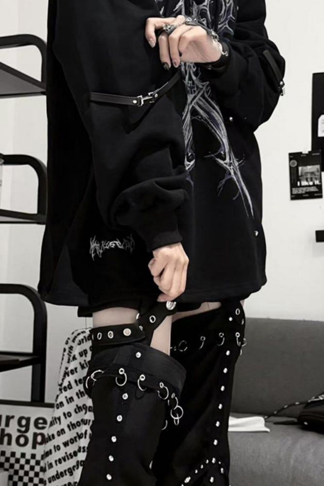 Tricuspid C ~Binding Specimen~ Jirai Kei Cotton Hoodie