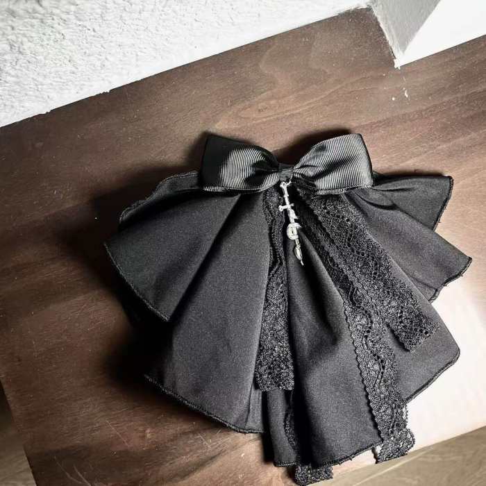 Twilight Song Fishbone Gothic Lolita Girdle Skirt and Blouse