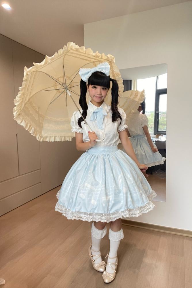 True Color ~Musical Notes~ Sweet Lolita Prints Skirt 6 Colors