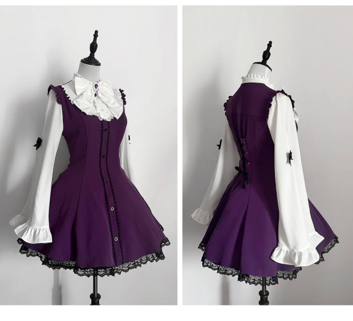 Yoshiki ~Witch Contract~ Gothic Plus Size Jirai Kei Dress and Shorts
