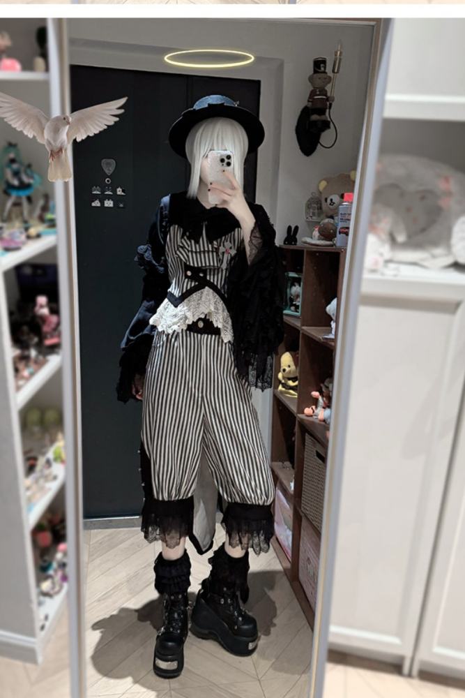 Castle Too ~The Wednesday~ Ouji Lolita Skirt Blouse and Short Pants