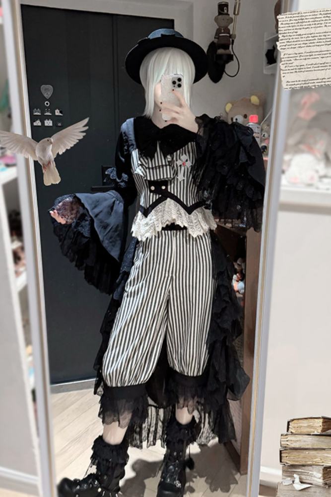 Castle Too ~The Wednesday~ Ouji Lolita Skirt Blouse and Short Pants