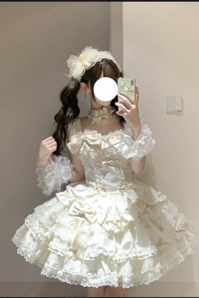 Buling Moon ~Gilded Whispers~ Lolita JSK Formal Dress 3 Colors