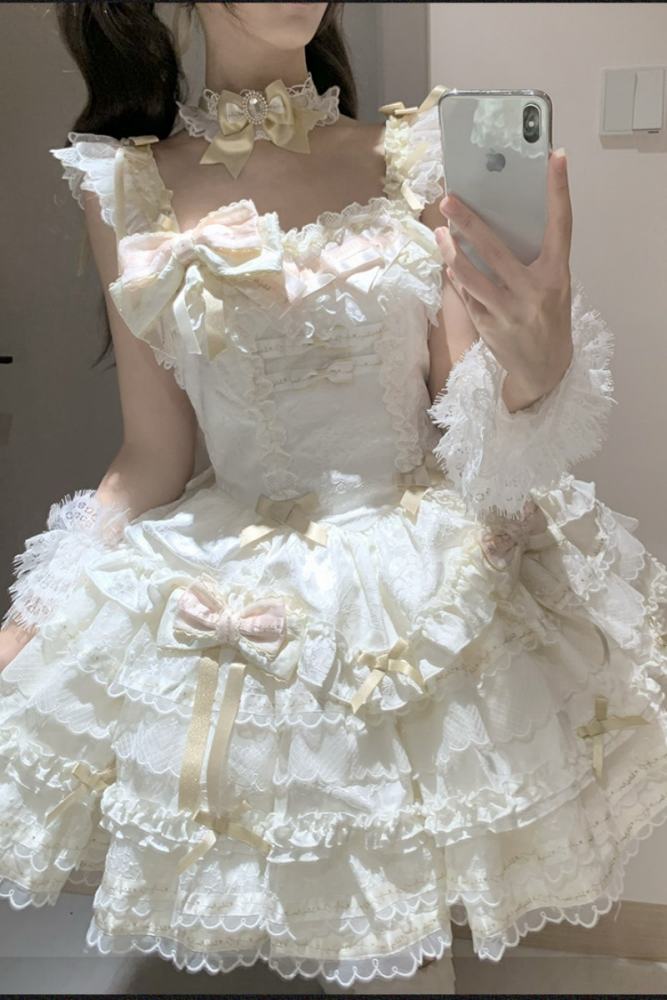 Buling Moon ~Gilded Whispers~ Lolita JSK Formal Dress 3 Colors