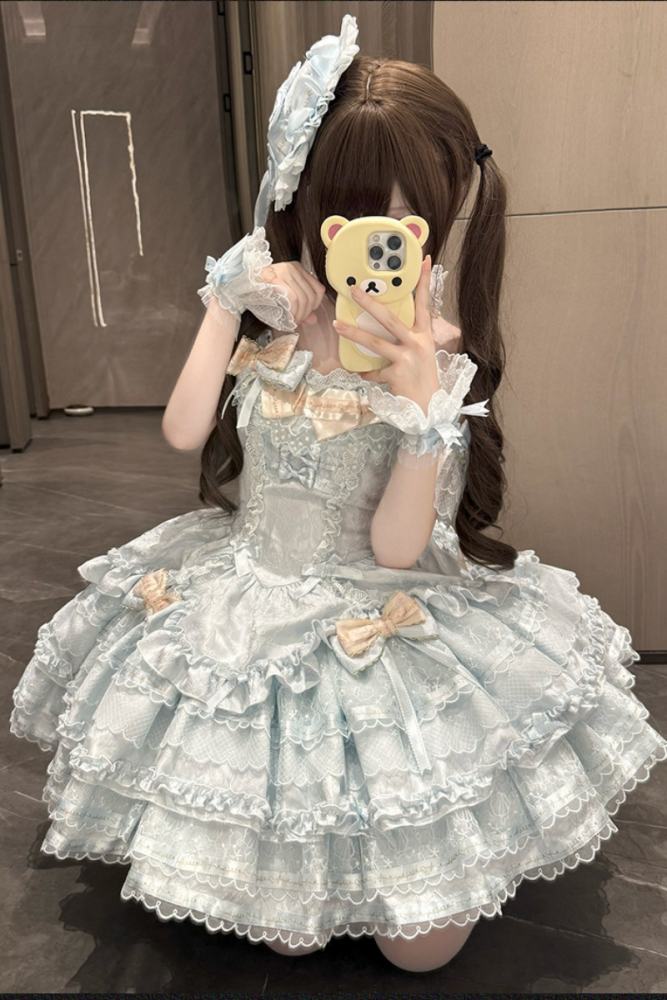 Buling Moon ~Gilded Whispers~ Lolita JSK Formal Dress 3 Colors