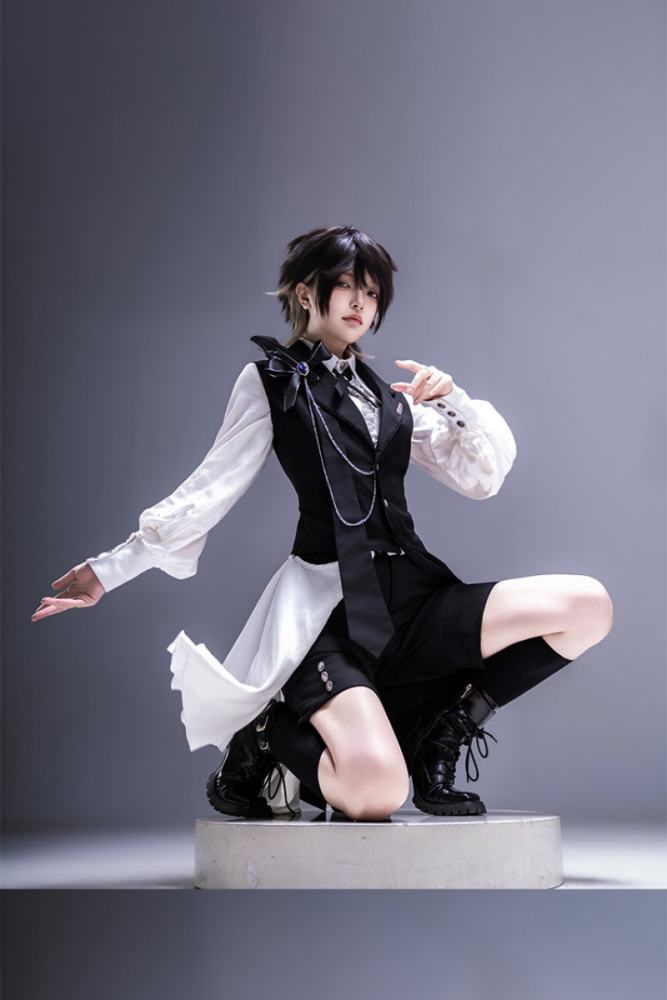 Castle Too ~Tea Concerto~ Ouji Lolita Vest Blouse and Short Pants
