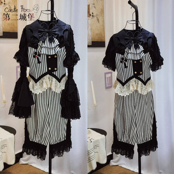 Castle Too ~The Wednesday~ Ouji Lolita Skirt Blouse and Short Pants