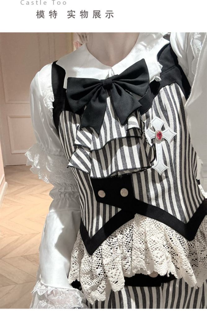 Castle Too ~The Wednesday~ Ouji Lolita Skirt Blouse and Short Pants