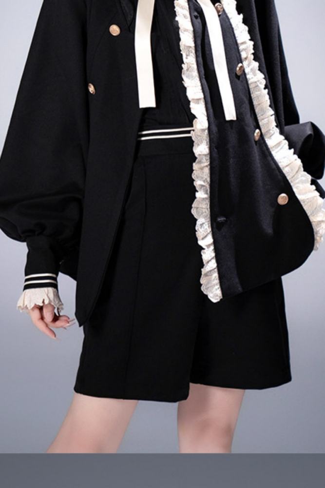 Castle Too ~Misty City~ Ouji Lolita Coat and Short Pants