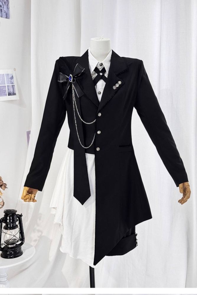 Castle Too ~Tea Concerto~ Ouji Lolita Vest Blouse and Short Pants