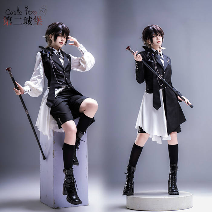 Castle Too ~Tea Concerto~ Ouji Lolita Vest Blouse and Short Pants