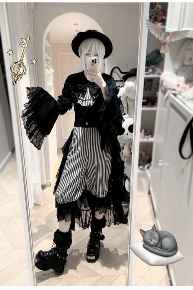 Castle Too ~The Wednesday~ Ouji Lolita Skirt Blouse and Short Pants