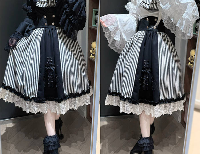 Castle Too ~The Wednesday~ Ouji Lolita Skirt Blouse and Short Pants