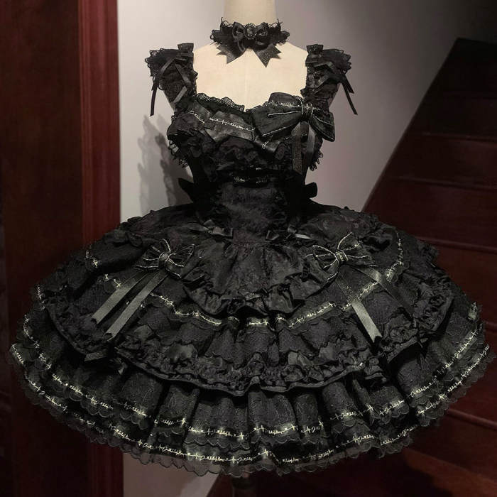 Buling Moon ~Gilded Whispers~ Lolita JSK Formal Dress 3 Colors