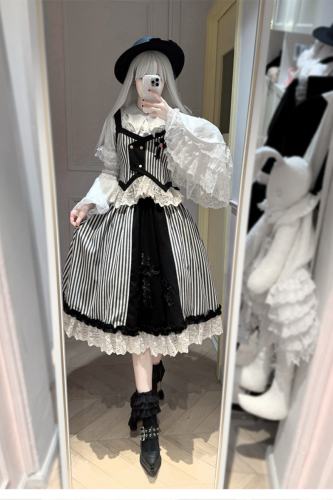 Castle Too ~The Wednesday~ Ouji Lolita Skirt Blouse and Short Pants