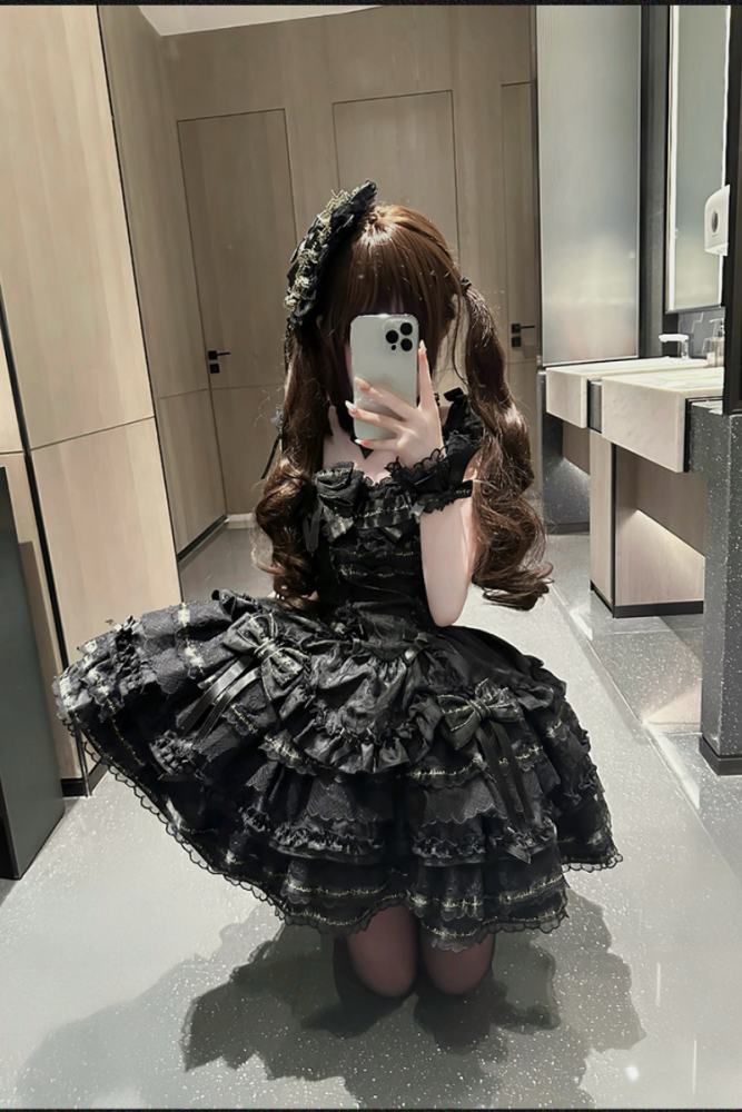 Buling Moon ~Gilded Whispers~ Lolita JSK Formal Dress 3 Colors