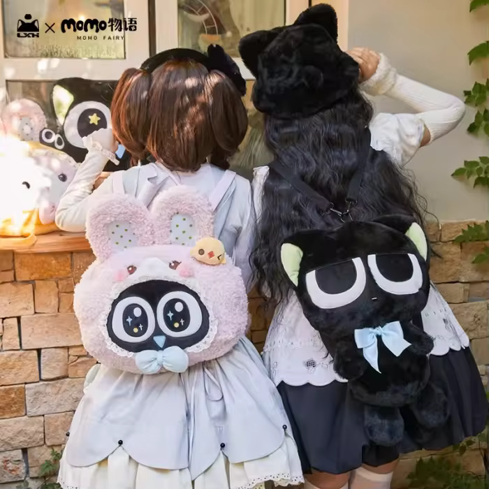 Momo and Luo Xiaohei Collaborated Bag Slippers and Pendant