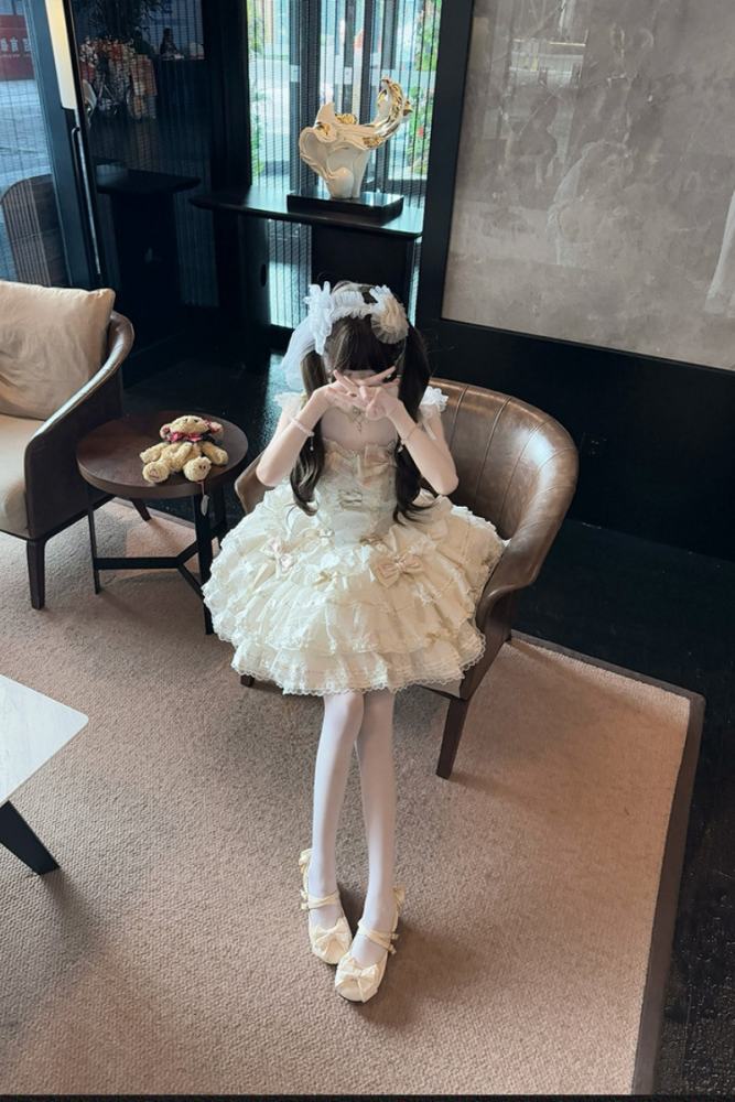 Buling Moon ~Gilded Whispers~ Lolita JSK Formal Dress 3 Colors