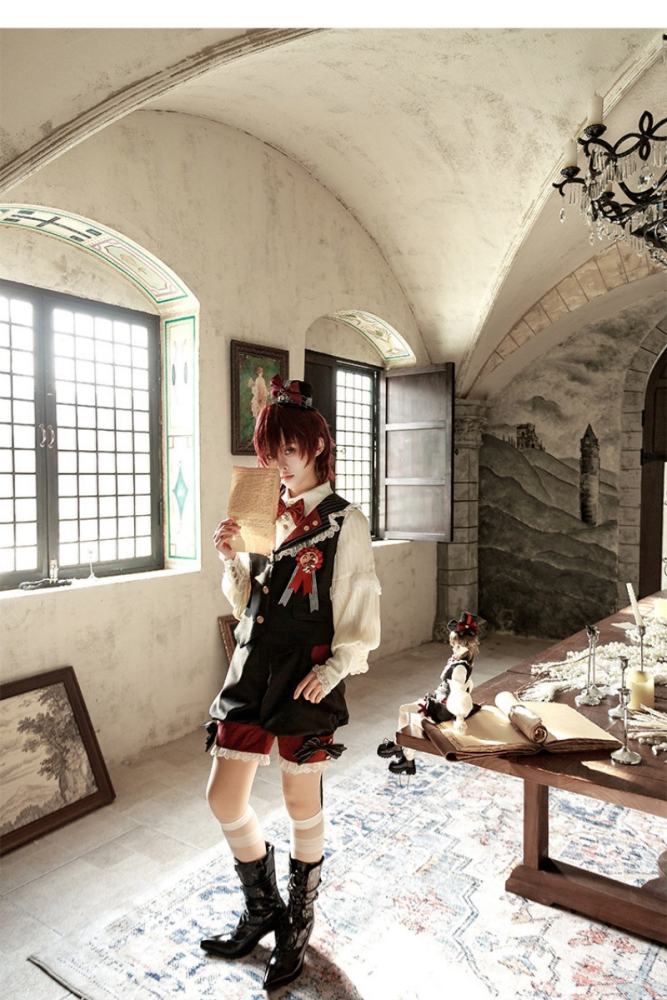 Castle Too ~Candy Shop~ Ouji Lolita Blouse and Short Pants