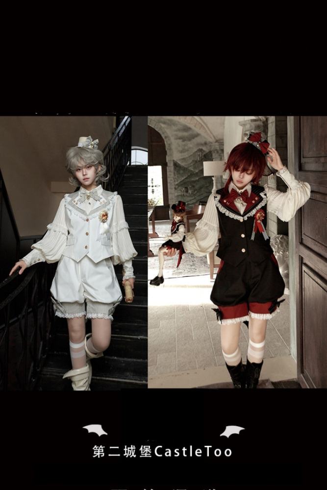 Castle Too ~Candy Shop~ Ouji Lolita Blouse and Short Pants