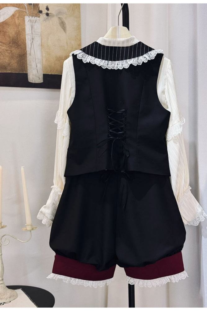 Castle Too ~Candy Shop~ Ouji Lolita Blouse and Short Pants