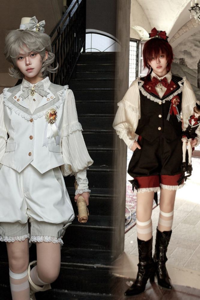 Castle Too ~Candy Shop~ Ouji Lolita Blouse and Short Pants