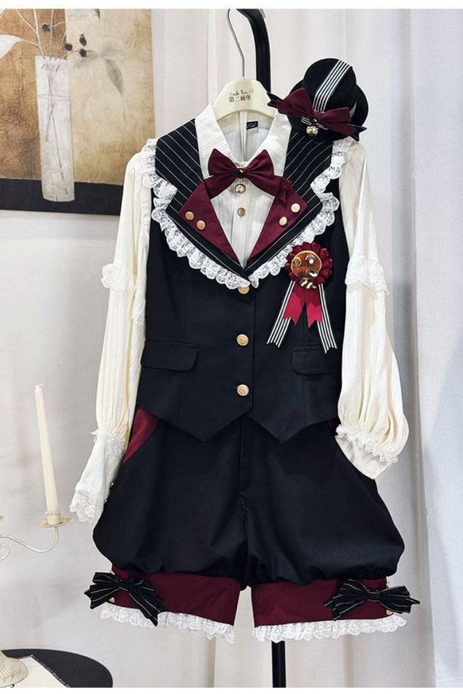 Castle Too ~Candy Shop~ Ouji Lolita Blouse and Short Pants