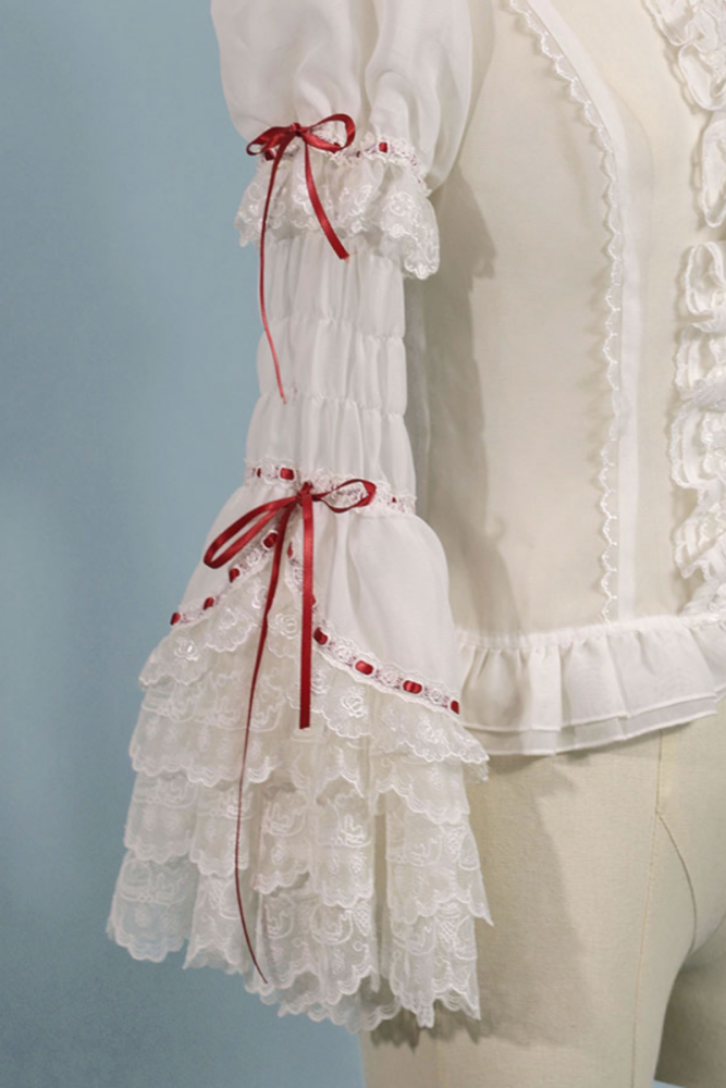 Antique Doll ~Strawberry Cream Bouquet~ Lolita JSK and Blouse