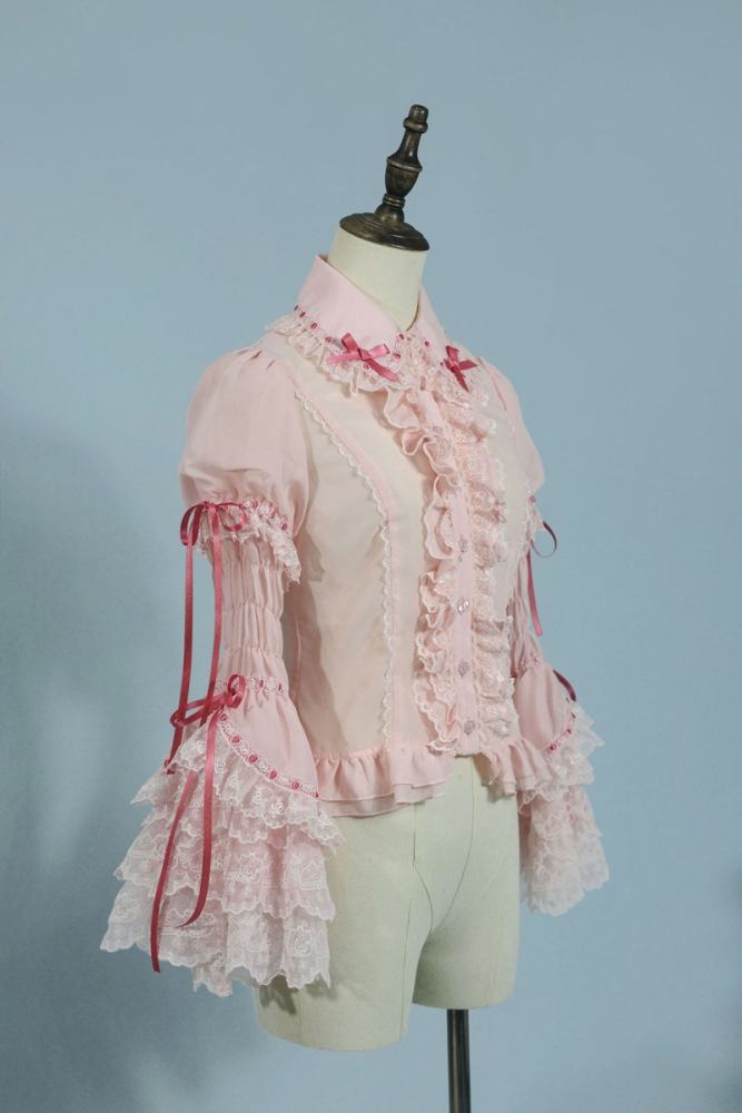 Antique Doll ~Strawberry Cream Bouquet~ Lolita JSK and Blouse