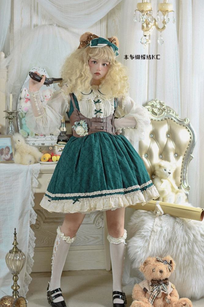 Rose Waltz by Aurora Borealis Elegant Lolita Side Clip and Headbow