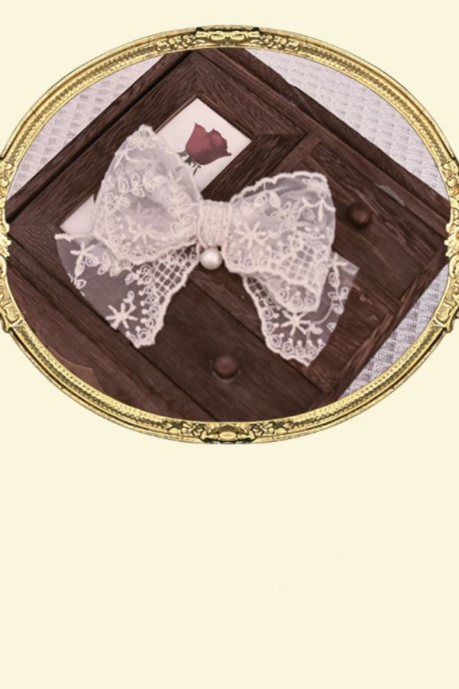 Rose Waltz by Aurora Borealis Elegant Lolita Side Clip and Headbow