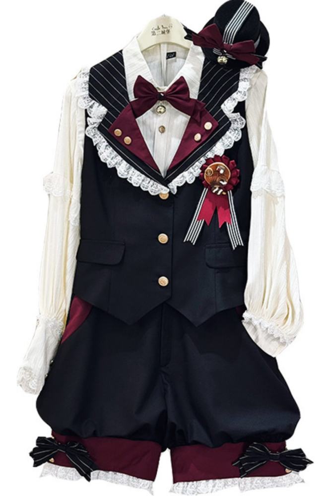 Castle Too ~Candy Shop~ Ouji Lolita Blouse and Short Pants