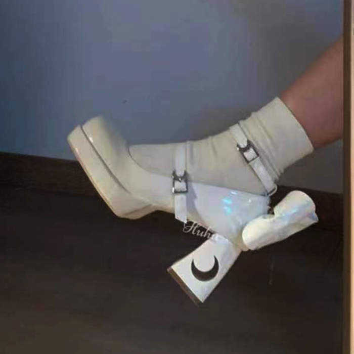 Sweet Starmoon Lolita Heels Shoes Round Toe