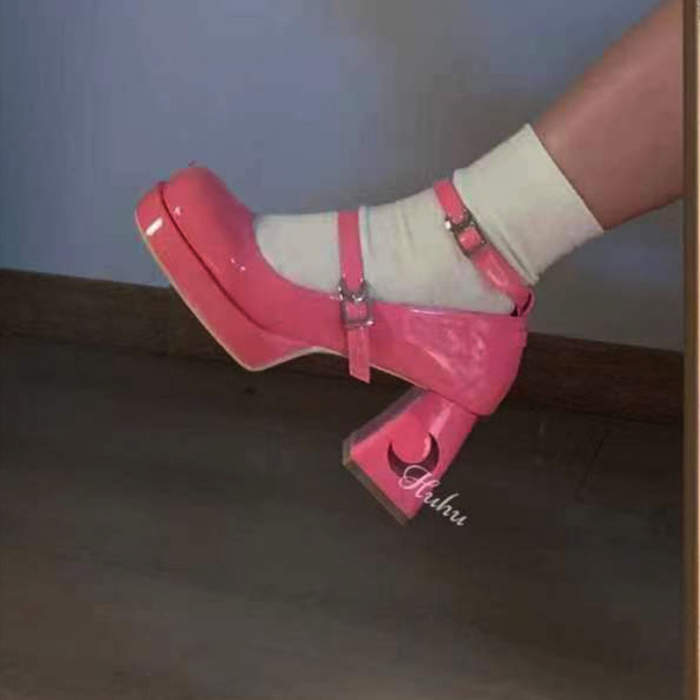 Sweet Starmoon Lolita Heels Shoes Round Toe