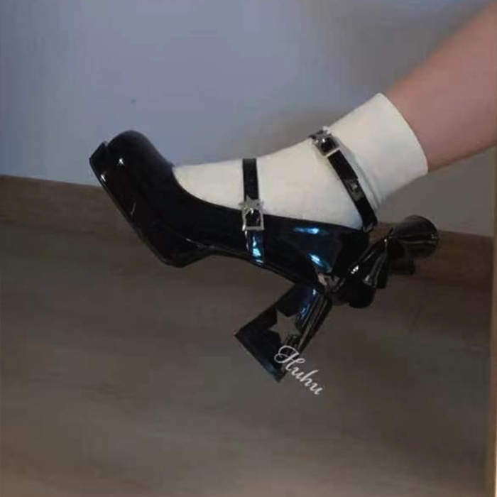 Sweet Starmoon Lolita Heels Shoes Round Toe